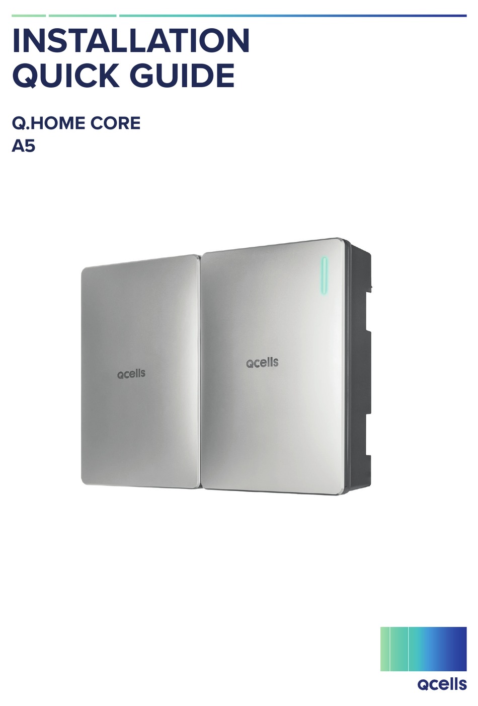 QCELLS Q.HOME CORE A5 INSTALLATION QUICK MANUAL Pdf Download ManualsLib