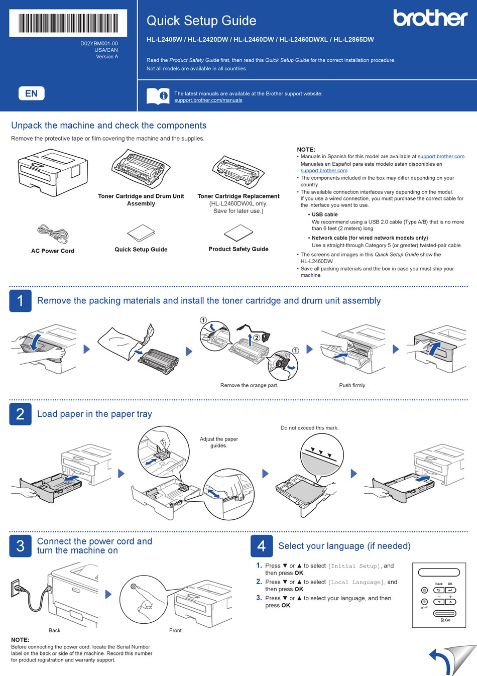 BROTHER HL L2420DW QUICK SETUP MANUAL Pdf Download ManualsLib   Brother Hl L2420dw 