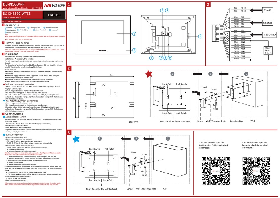 HIKVISION DS-KIS604-P QUICK START MANUAL Pdf Download | ManualsLib