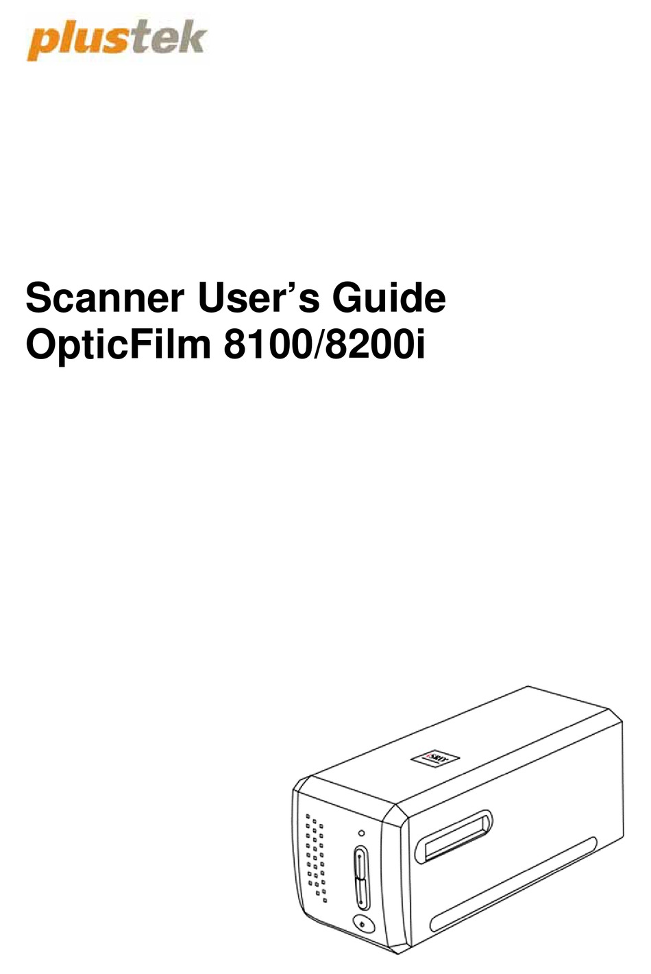 PLUSTEK OPTICFILM 8100 USER MANUAL Pdf Download ManualsLib
