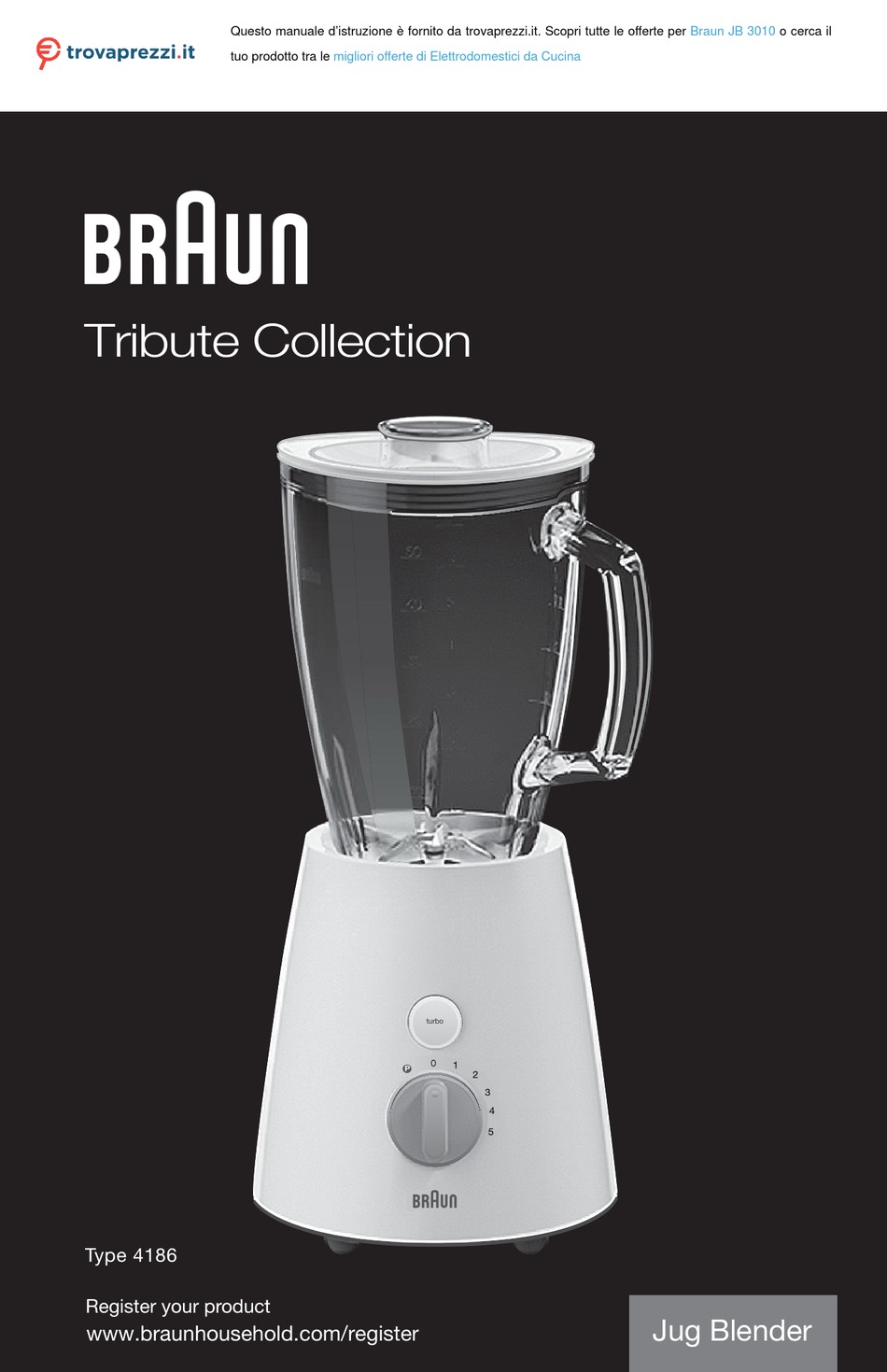 BRAUN TRIBUTE JB 3010 MANUAL Pdf Download ManualsLib