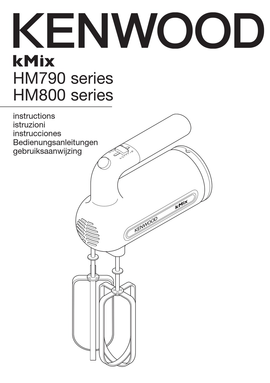 KENWOOD KMIX HM800 SERIES INSTRUCTIONS MANUAL Pdf Download ManualsLib