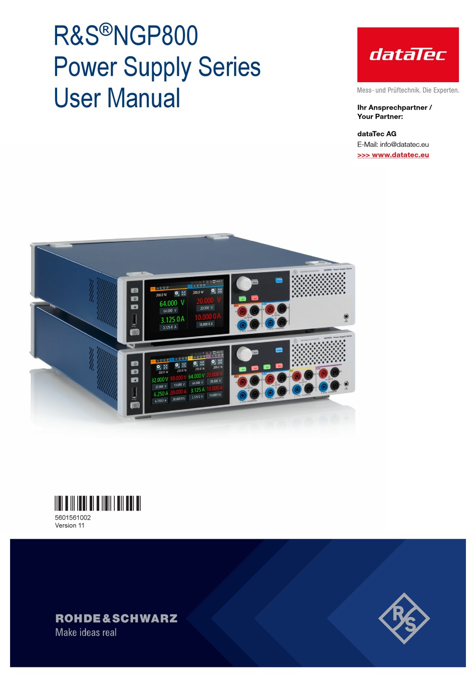 ROHDE & SCHWARZ R&S NGP822 USER MANUAL Pdf Download | ManualsLib