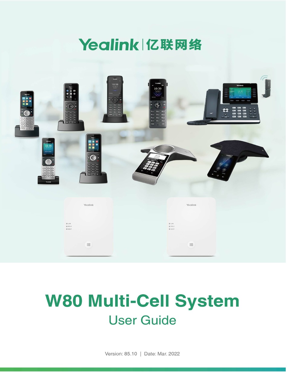 YEALINK W78H USER MANUAL Pdf Download ManualsLib