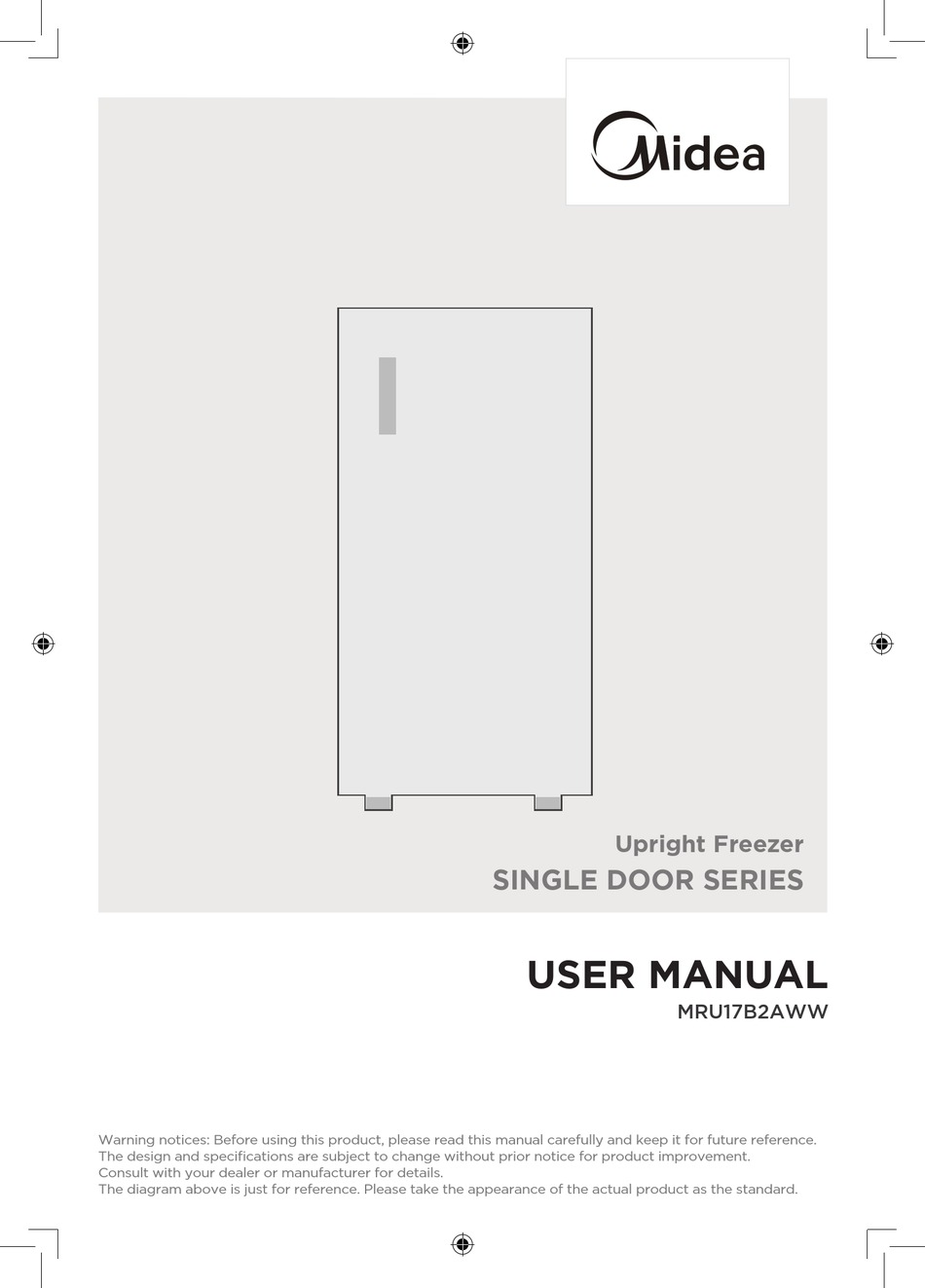 MIDEA MRU17B2AWW USER MANUAL Pdf Download | ManualsLib