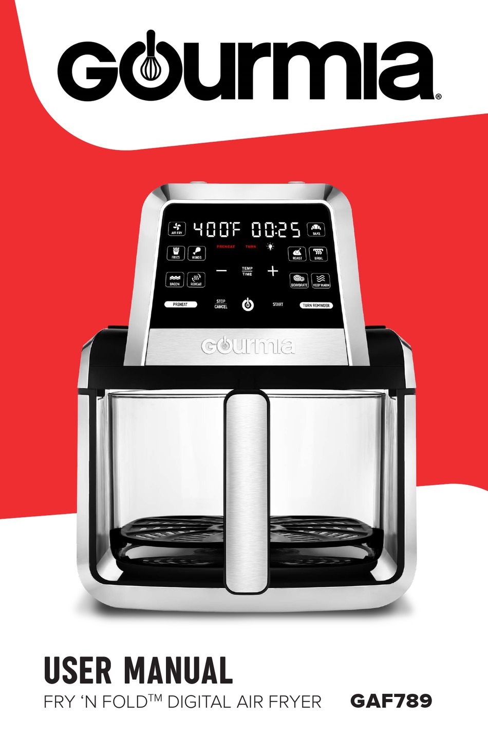 GOURMIA GAF789 USER MANUAL Pdf Download ManualsLib
