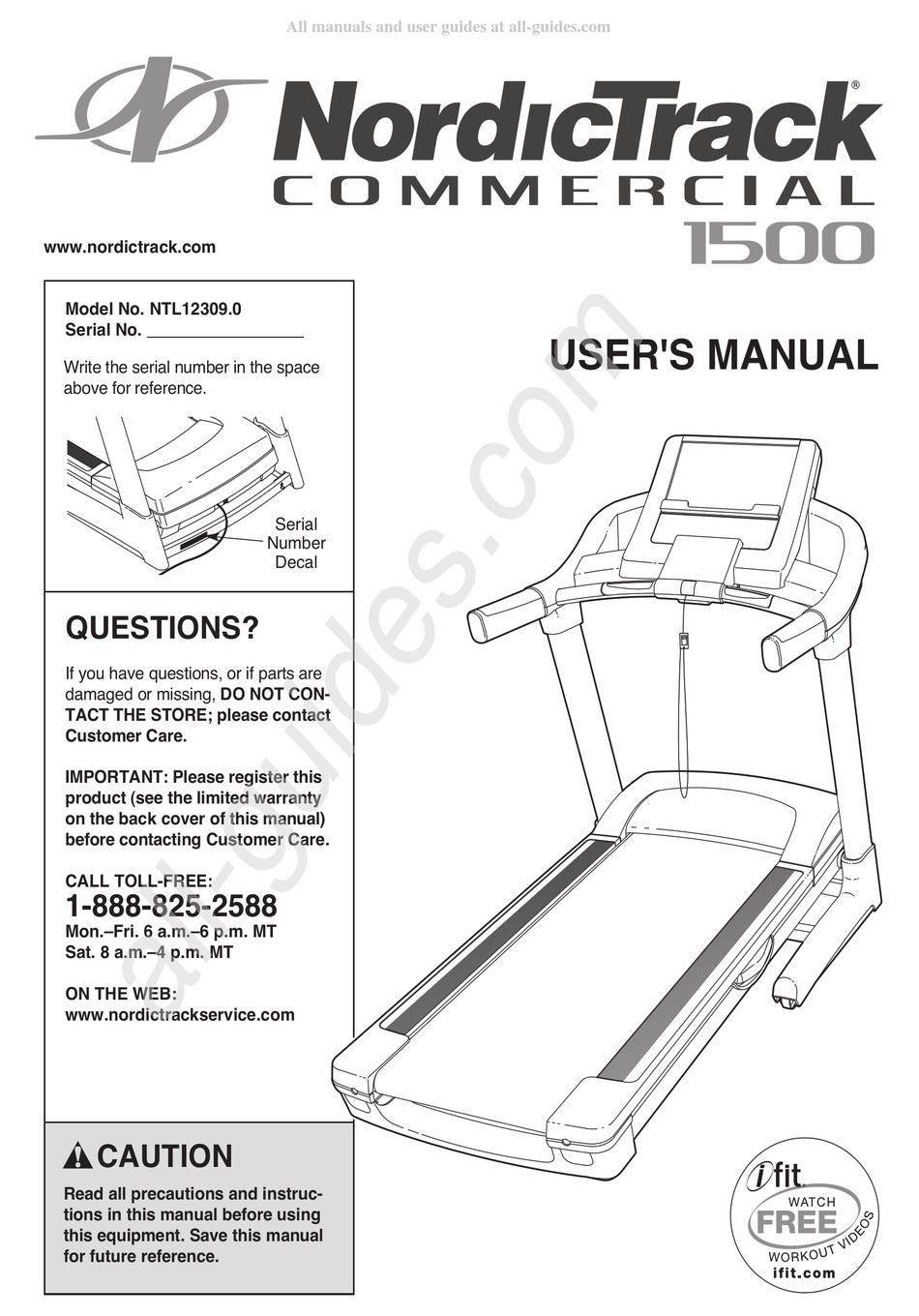 Nordictrack Ntl12309.0 User Manual Pdf Download 