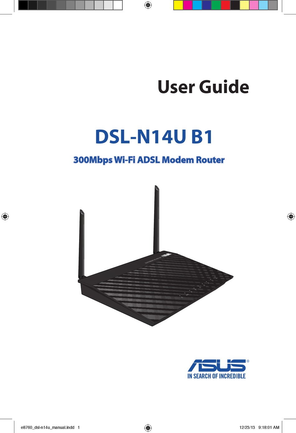 ASUS DSL N14U B1 USER MANUAL Pdf Download ManualsLib