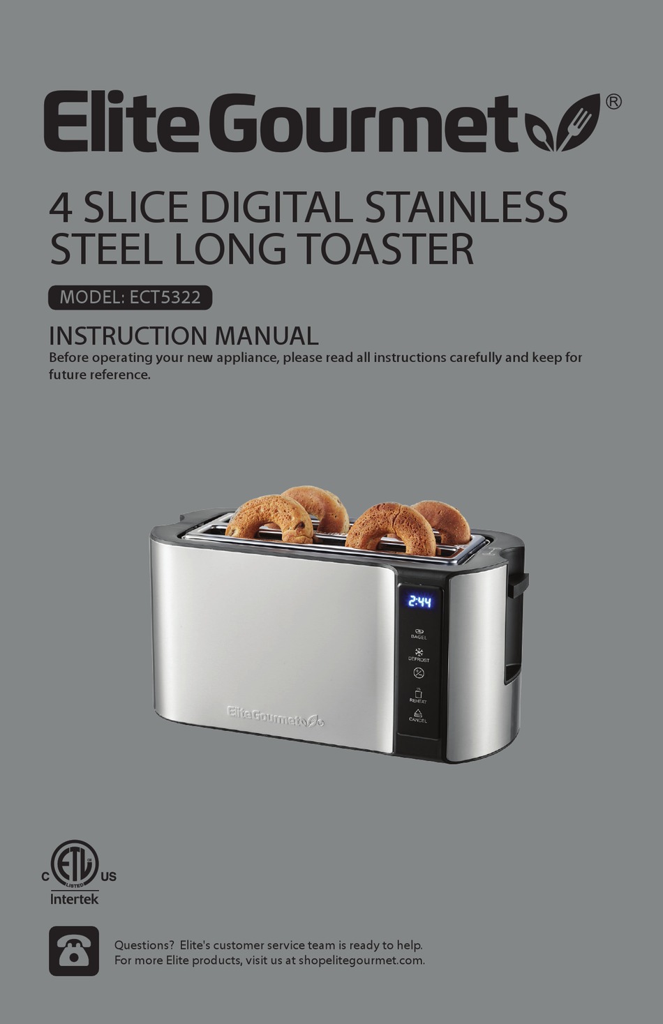 ELITE GOURMET ECT5322 INSTRUCTION MANUAL Pdf Download | ManualsLib