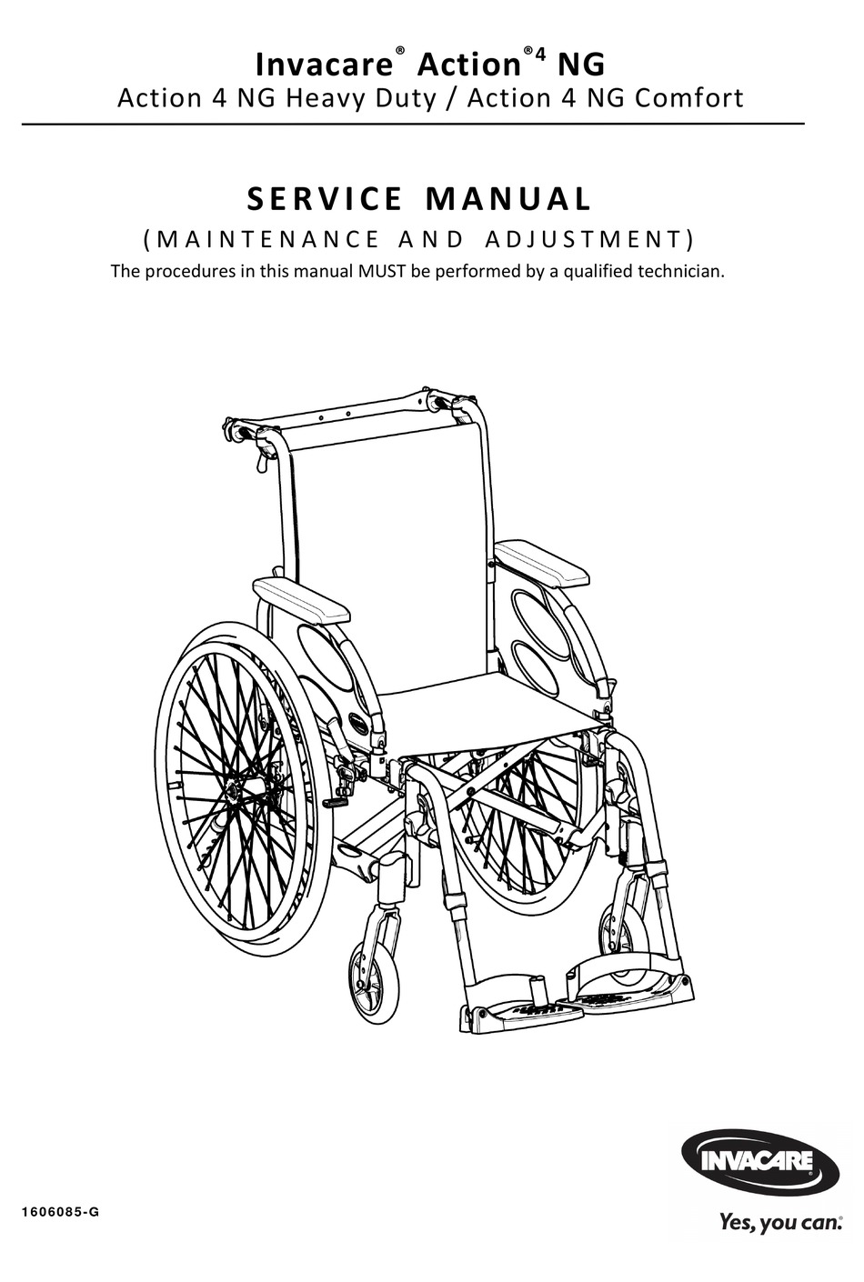 INVACARE ACTION 4 NG HEAVY DUTY SERVICE MANUAL Pdf Download ManualsLib