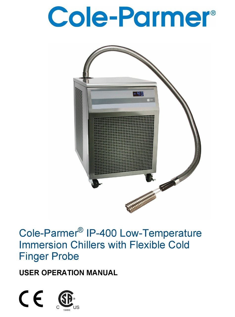 COLE PARMER IP400 SERIES OPERATION MANUAL Pdf Download ManualsLib