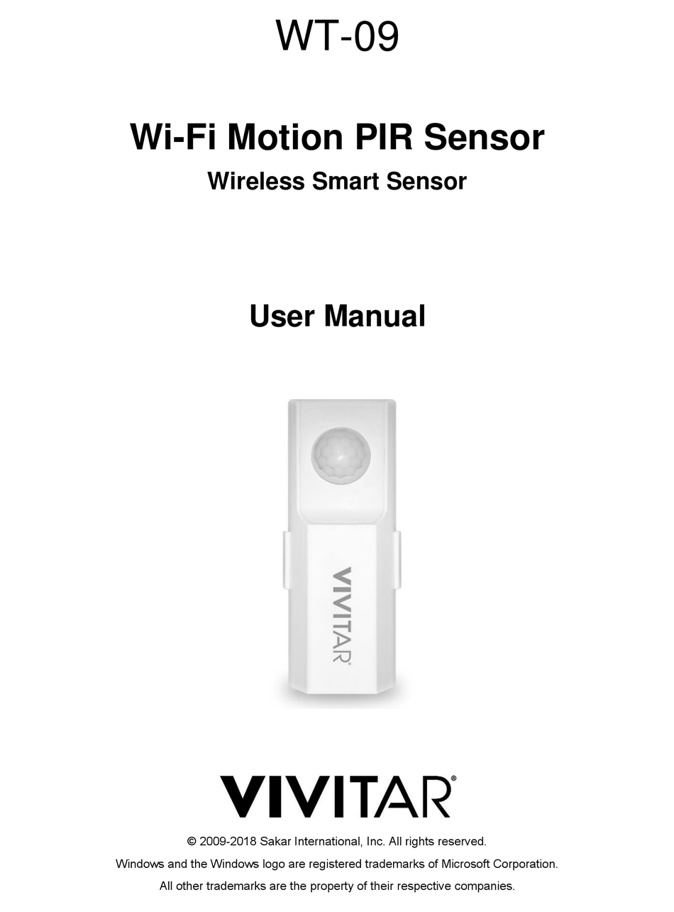 VIVITAR WT09 USER MANUAL Pdf Download ManualsLib