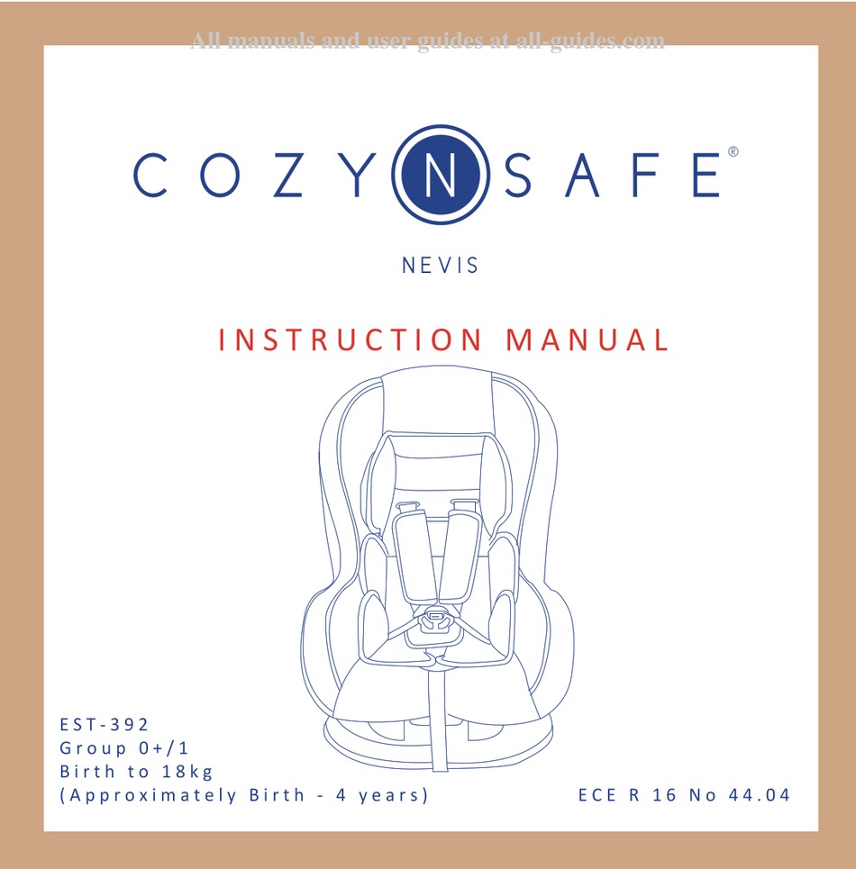 COZY N SAFE NEVIS EST392 INSTRUCTION MANUAL Pdf Download ManualsLib