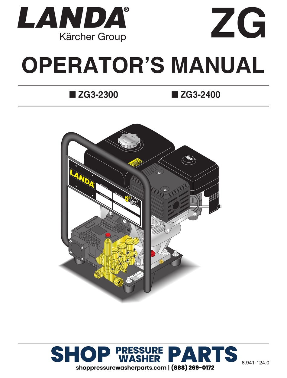 LANDA ZG32300 OPERATOR