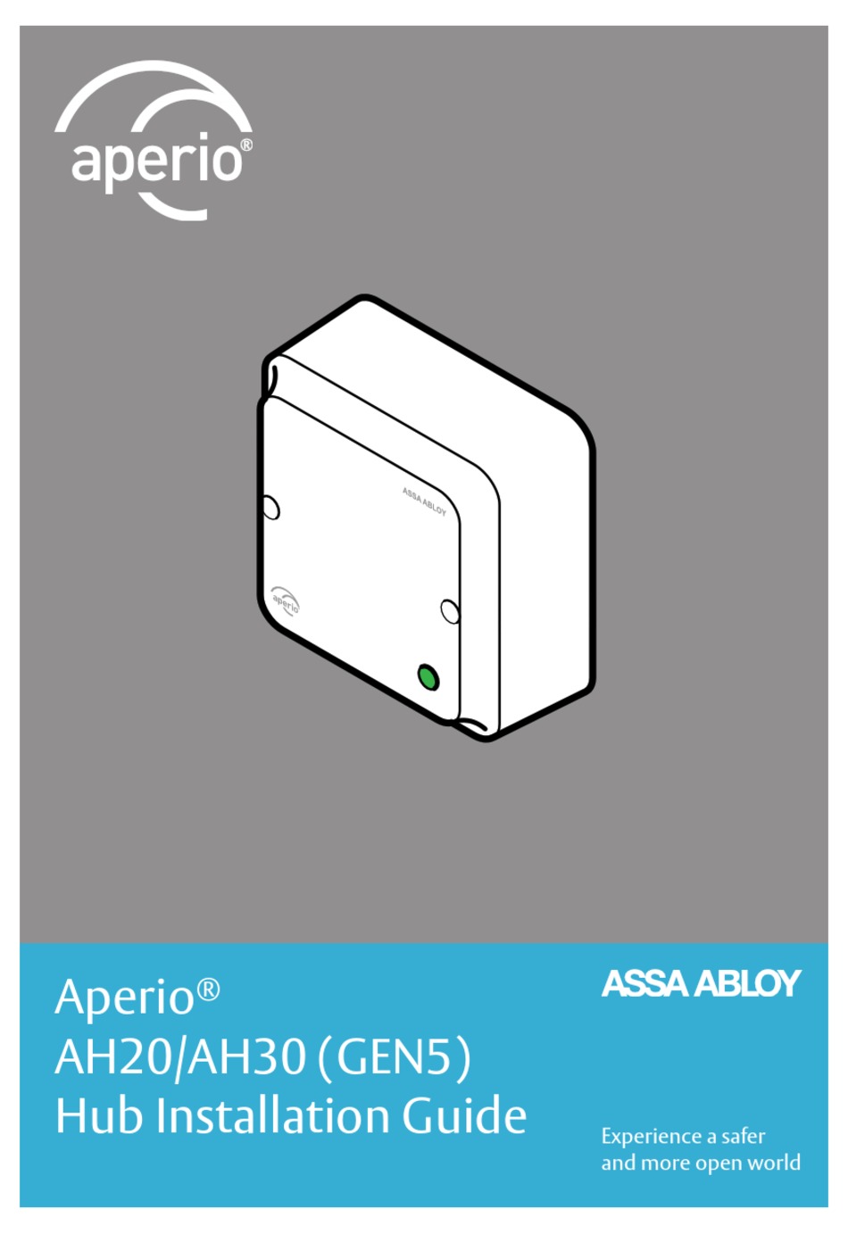 ASSA ABLOY APERIO AH20 GEN5 INSTALLATION MANUAL Pdf Download | ManualsLib