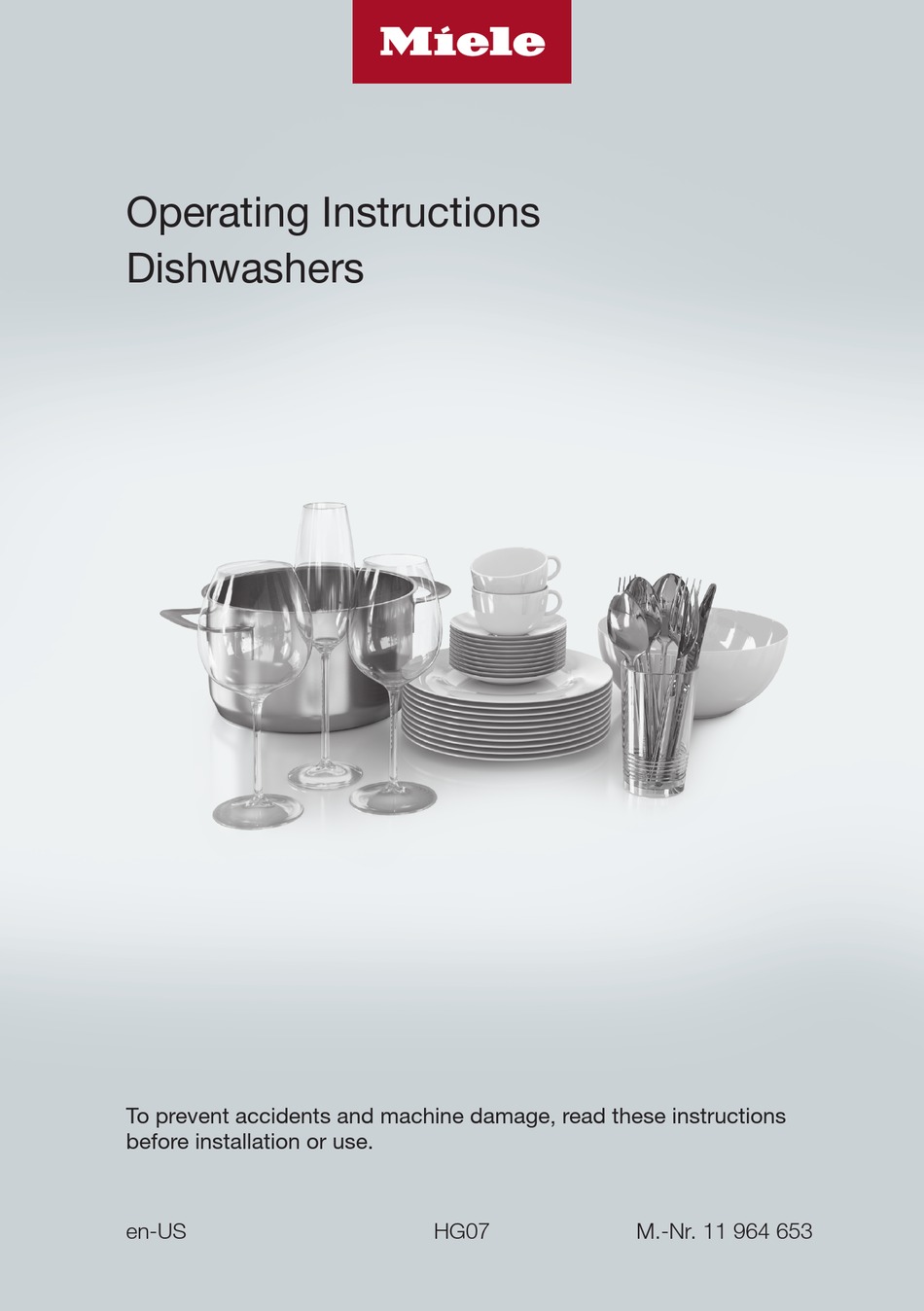 MIELE G 7166 SCVI XXL OPERATING INSTRUCTIONS MANUAL Pdf Download