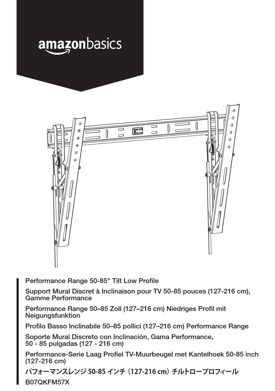 AMAZONBASICS PERFORMANCE B07QKFM57X INSTALLATION INSTRUCTIONS MANUAL