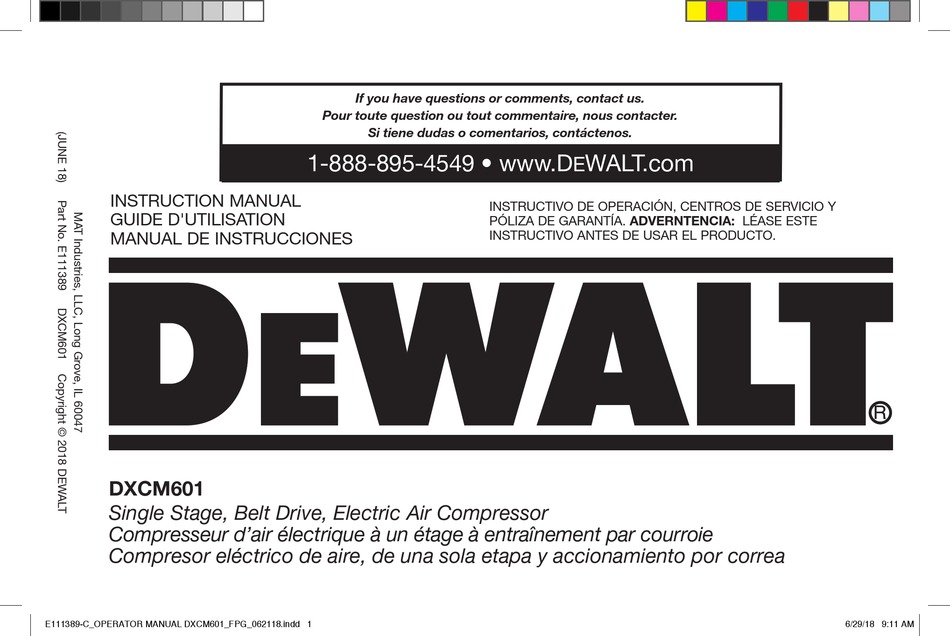 DEWALT DXCM601 INSTRUCTION MANUAL Pdf Download ManualsLib