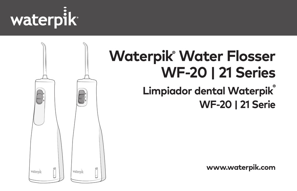 WATERPIK WF20 SERIES INSTRUCTION MANUAL Pdf Download ManualsLib