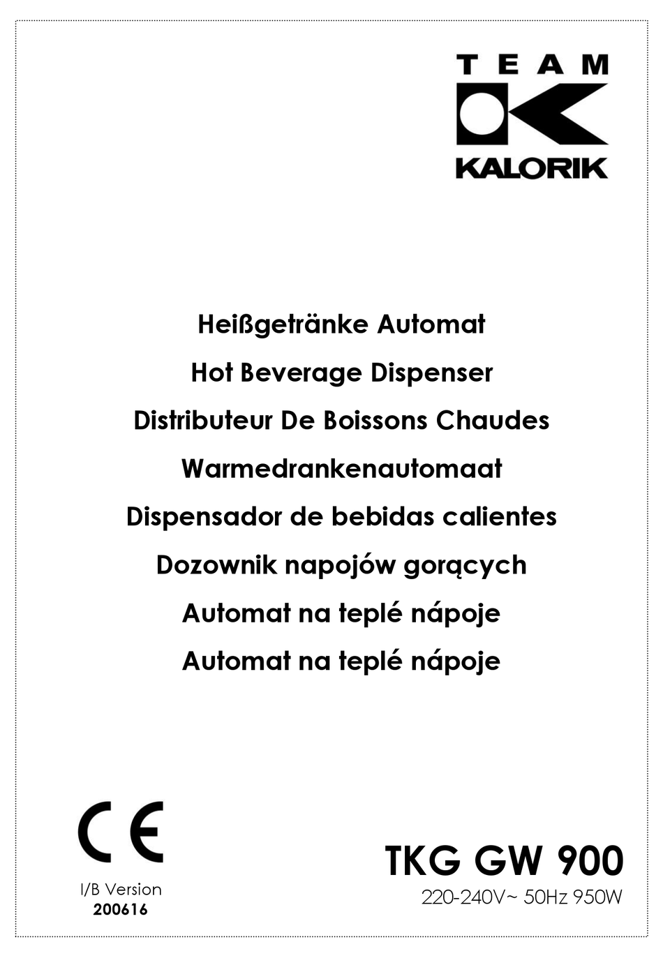 Team Kalorik Tkg Gw Manual Pdf Download Manualslib