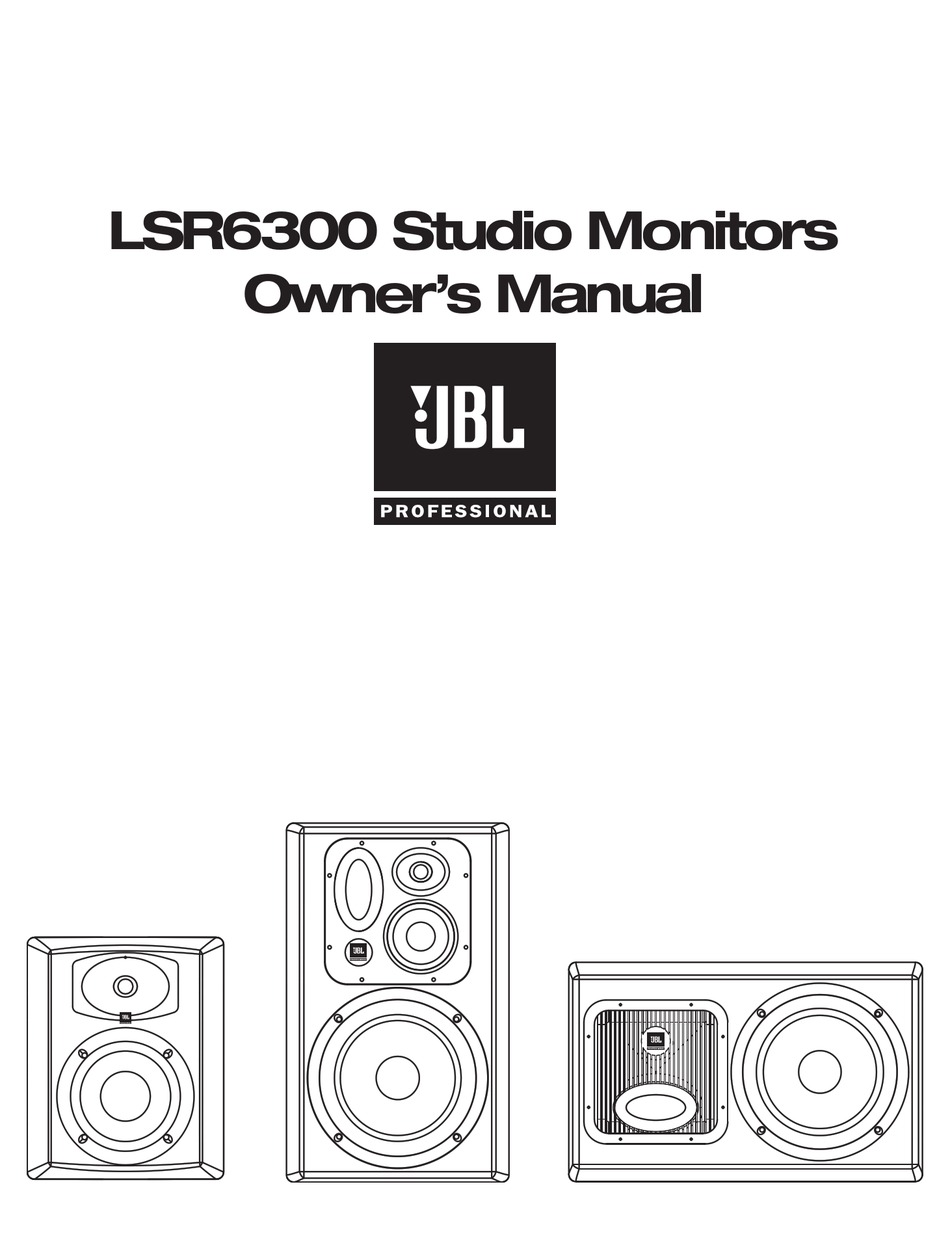 JBL LSR6328P/PAK OWNER