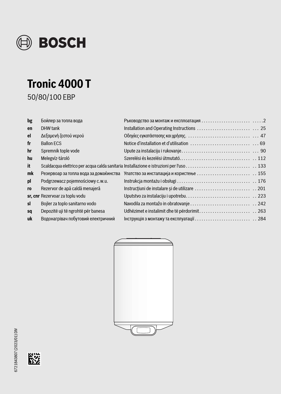 Υποδείξεις Συναρμολόγησης - Bosch Tronic 4000 T 50 EBP Installation And  Operating Instructions Manual [Page 68]