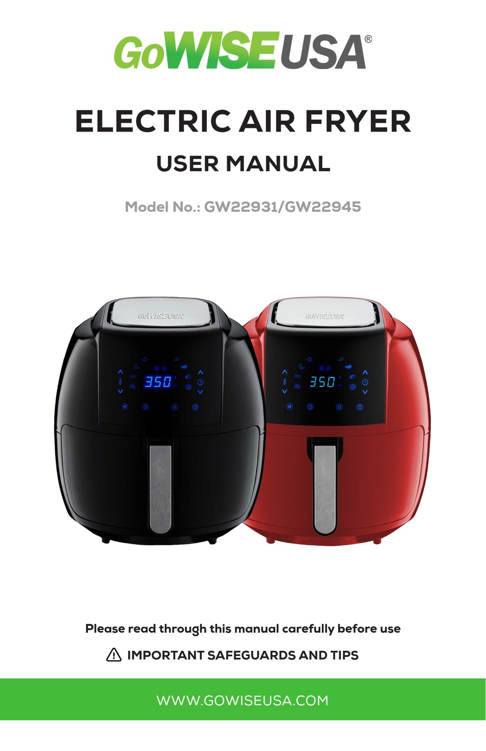 GOWISE USA GW22945 USER MANUAL Pdf Download ManualsLib