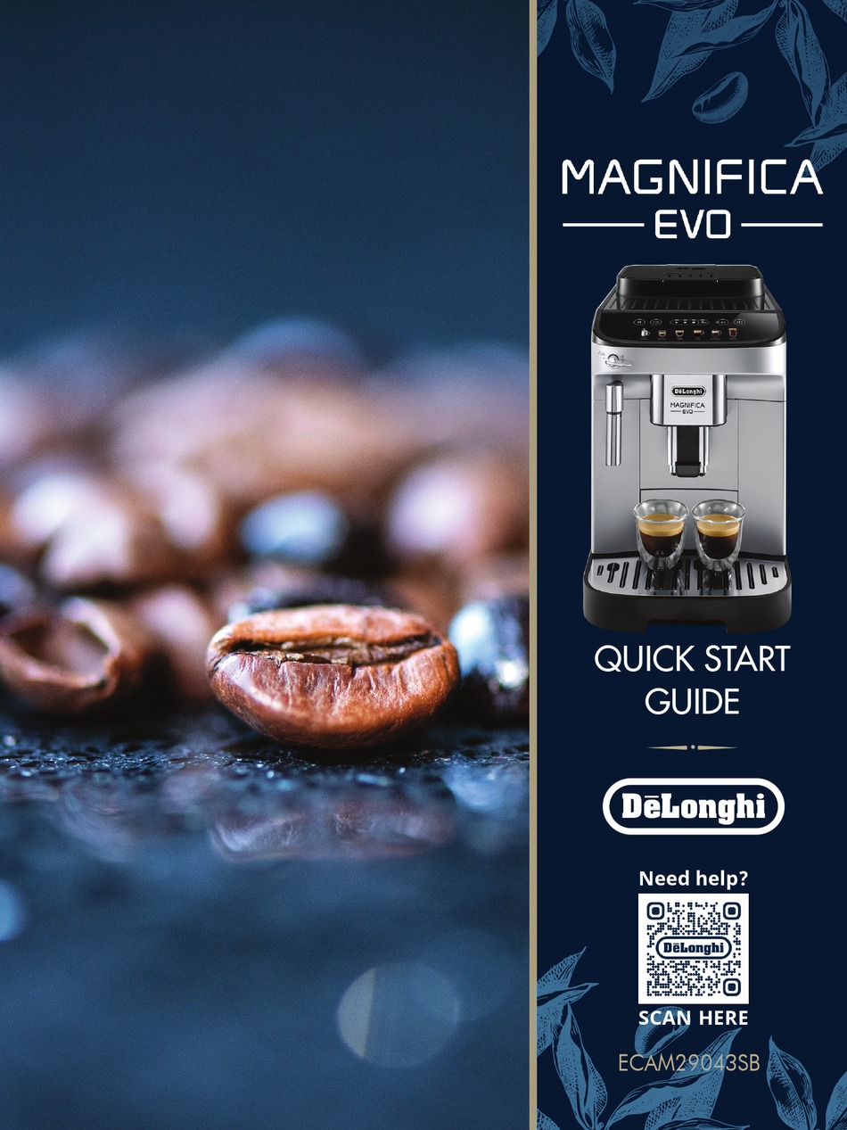 DELONGHI MAGNIFICA EVO QUICK START MANUAL Pdf Download ManualsLib