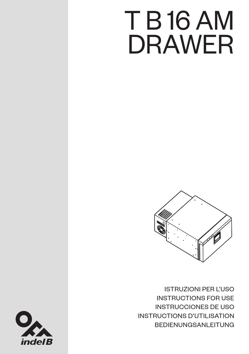 INDEL B OFF TB 16 AM INSTRUCTIONS FOR USE MANUAL Pdf Download | ManualsLib