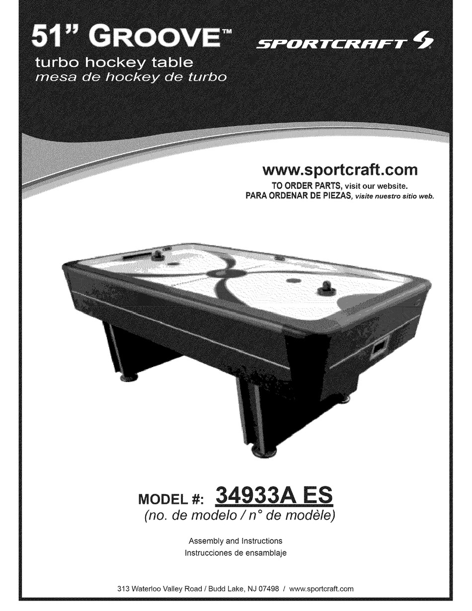 SPORTCRAFT GROOVE ASSEMBLY AND INSTRUCTIONS Pdf Download ManualsLib