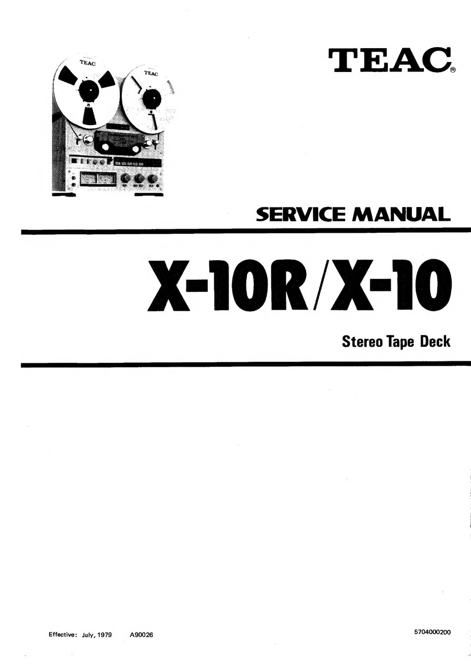 TEAC X-10R Reel to Reel Repair: Episode 1 
