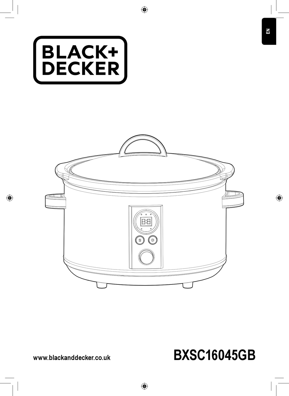 BLACK DECKER BXSC16045GB INSTRUCTION MANUAL Pdf Download