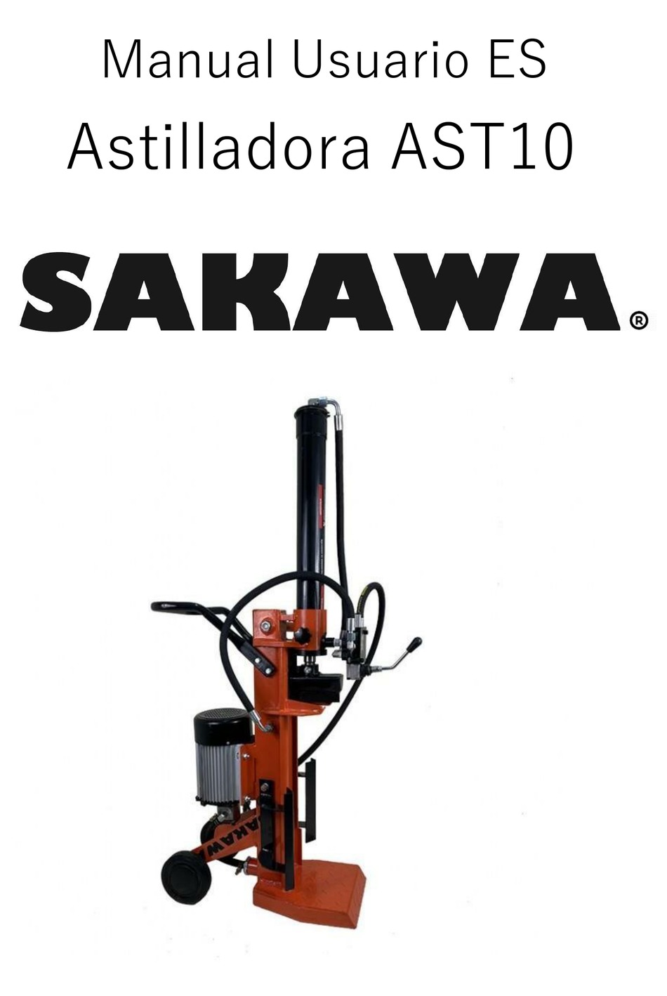 Astilladora Troncos Leña SAKAWA AS6T