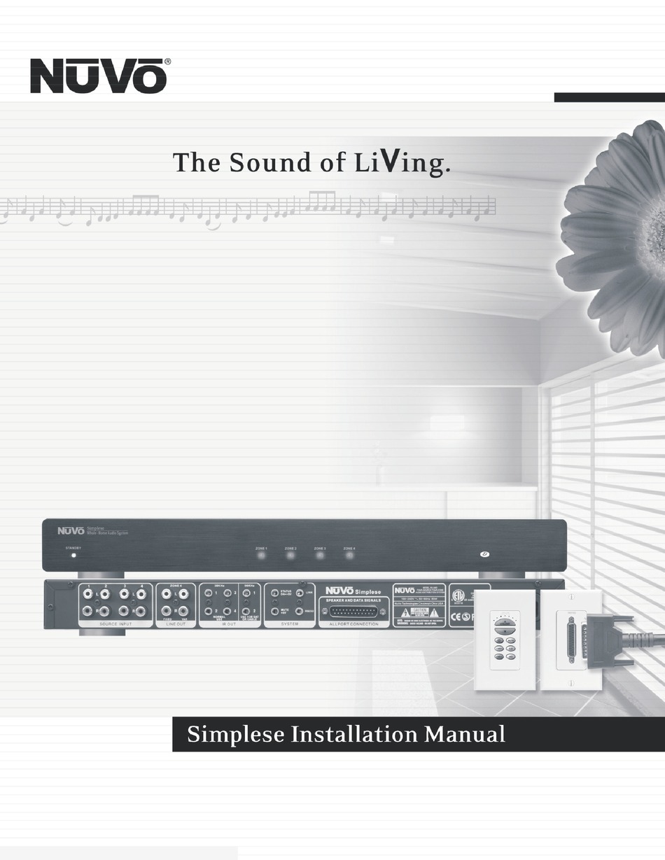 NUVO SIMPLESE NVA4DSDC INSTALLATION MANUAL Pdf Download ManualsLib