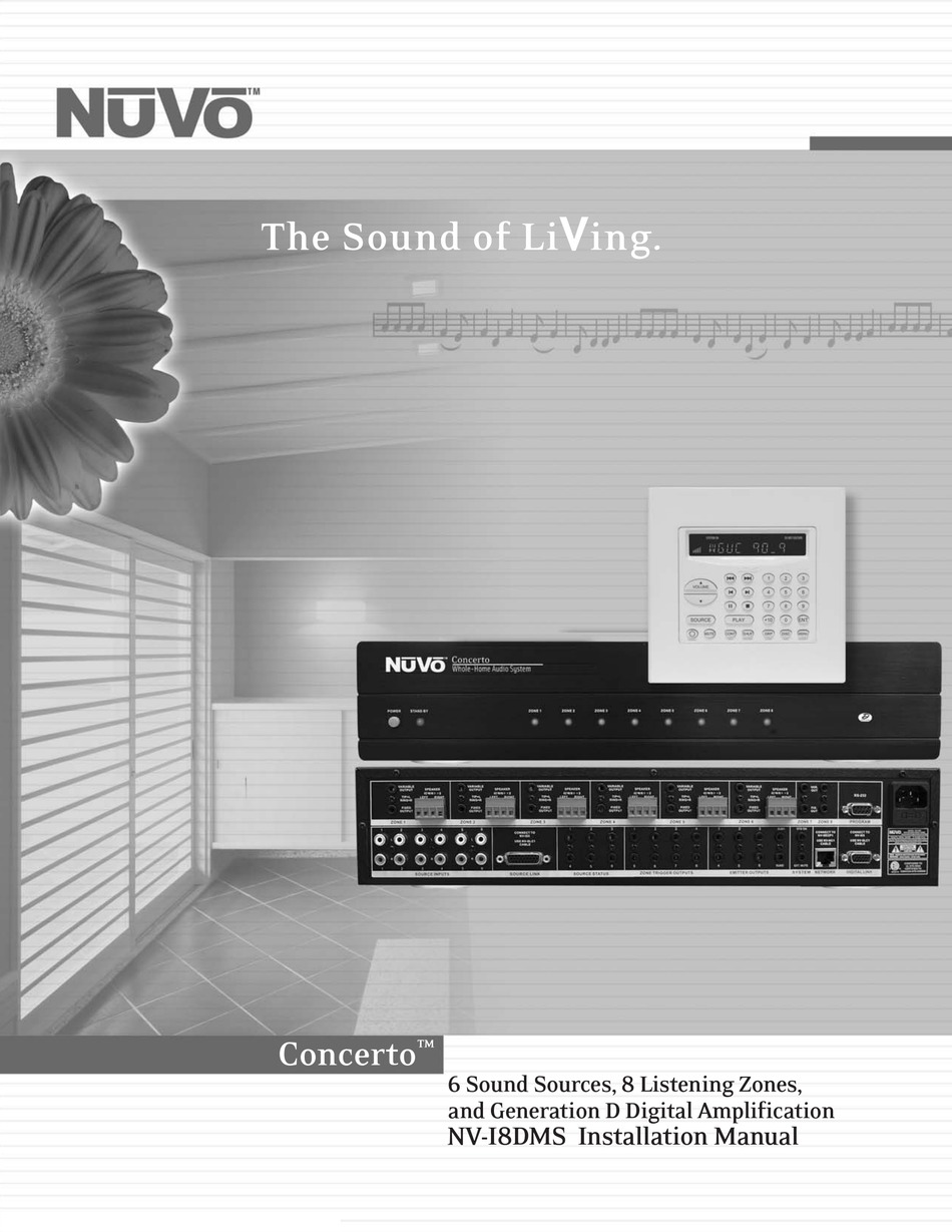 NUVO CONCERTO NVI8DMS USER MANUAL Pdf Download ManualsLib