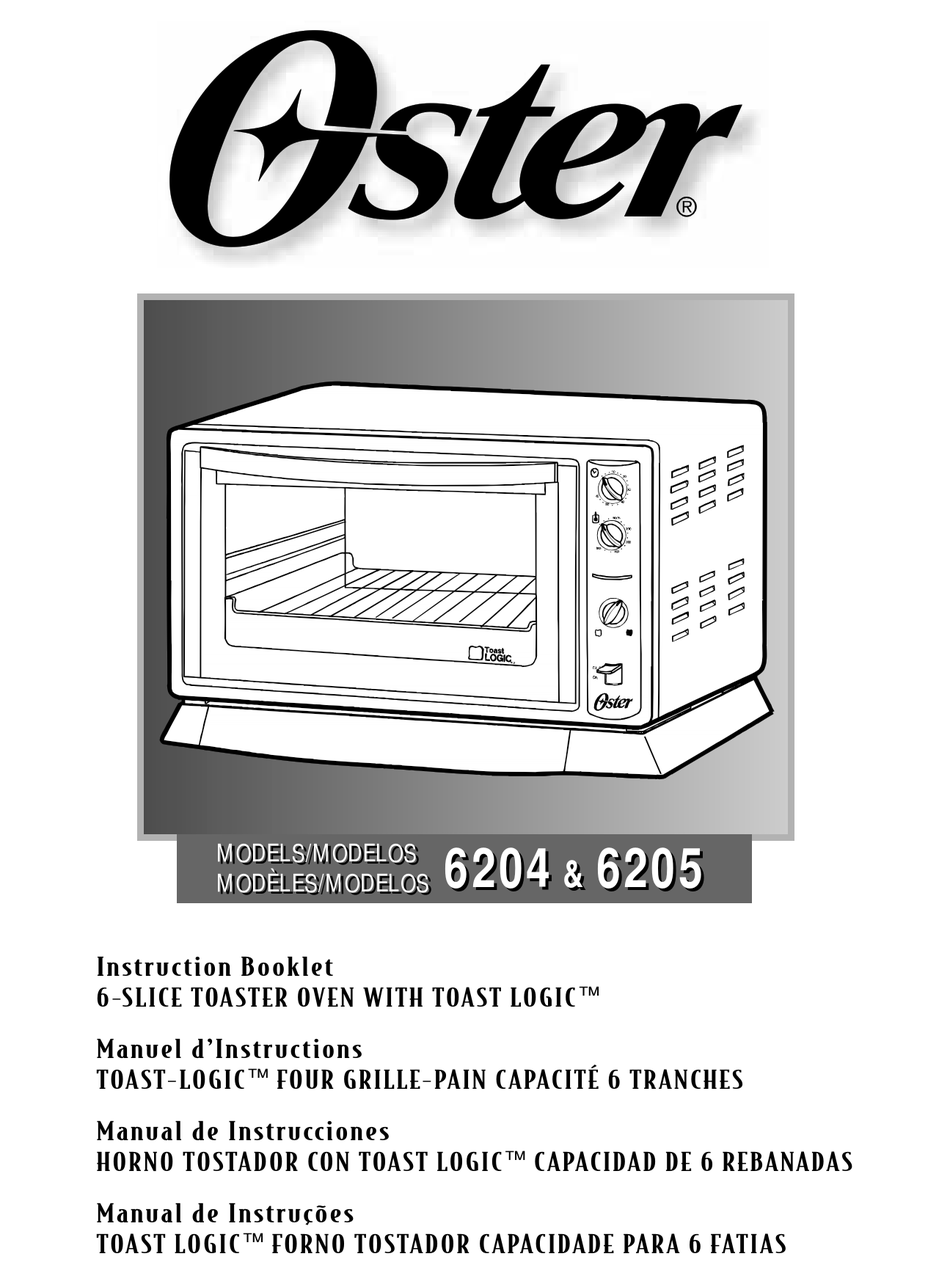OSTER 6204 INSTRUCTION BOOKLET Pdf Download ManualsLib