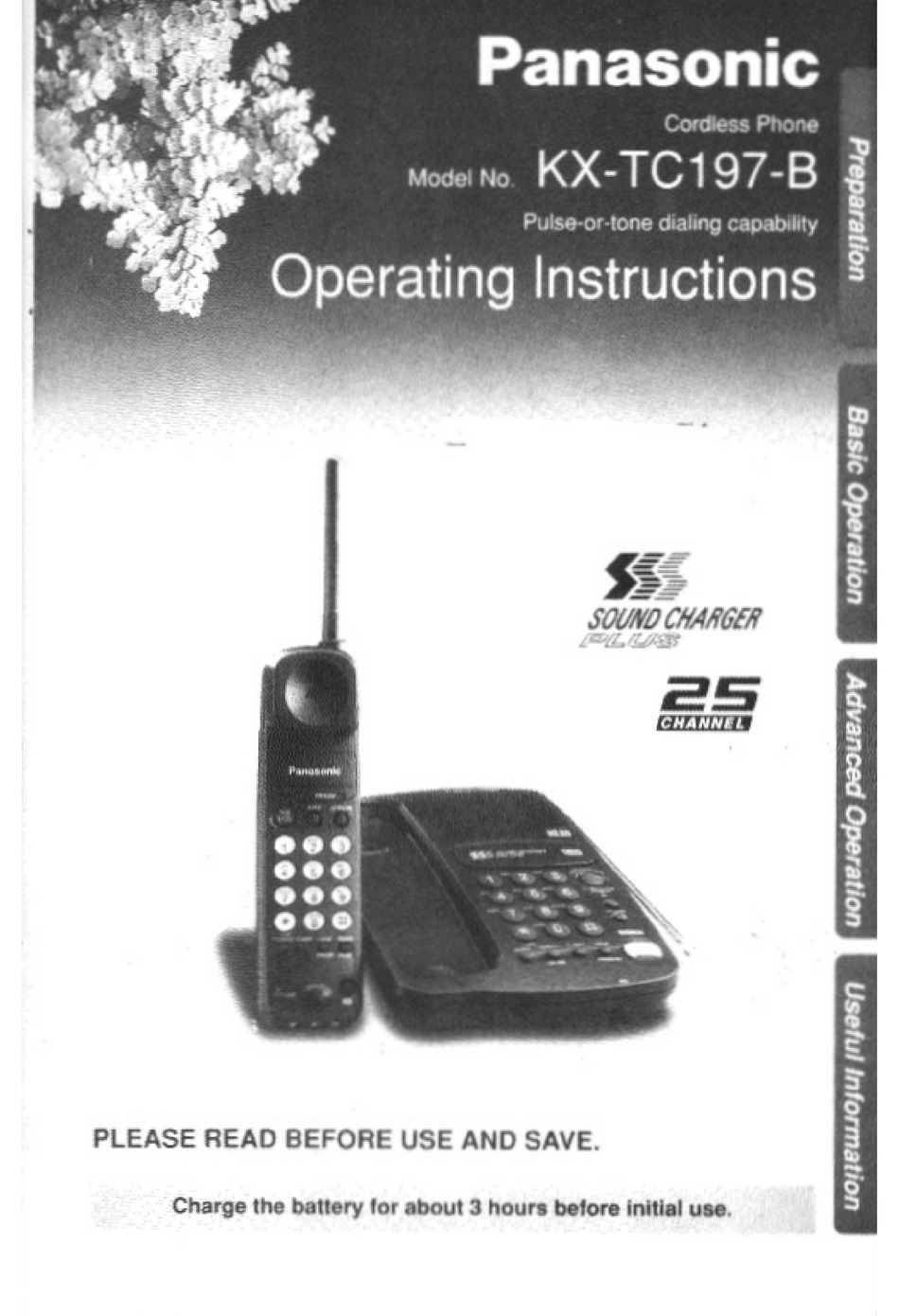 PANASONIC KX-TC197B USER MANUAL Pdf Download | ManualsLib