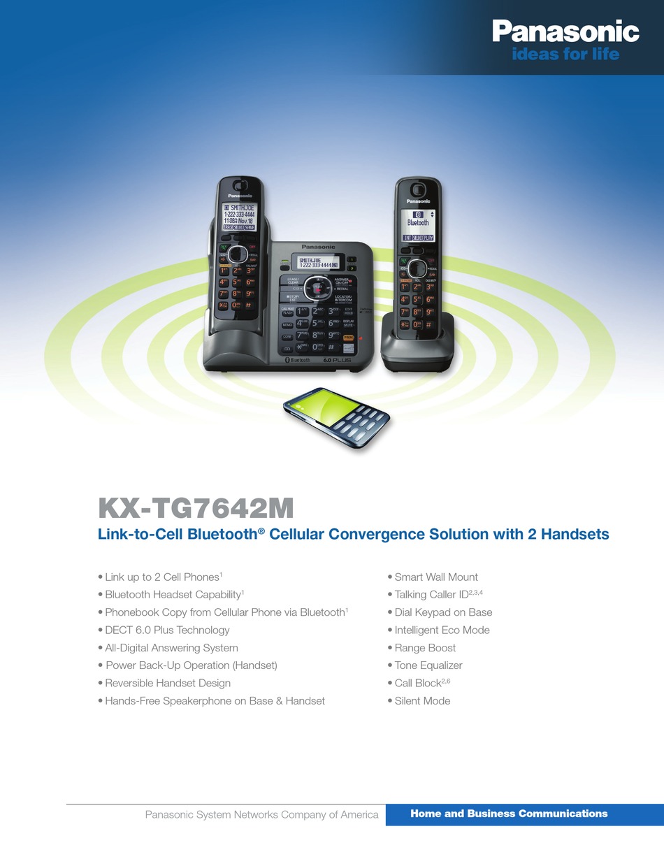 home phone with bluetooth headset capability