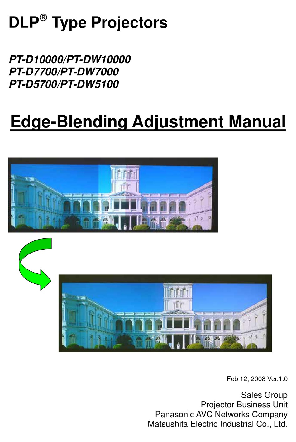 pansonic edge blending