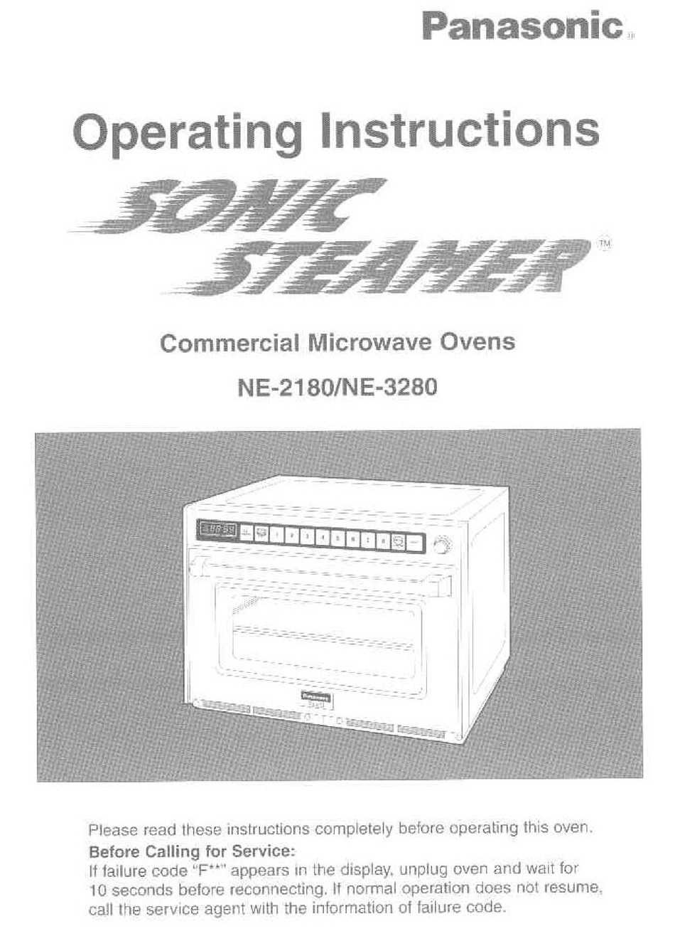 NE-3280 - 3200 Watt Commercial Microwave Oven