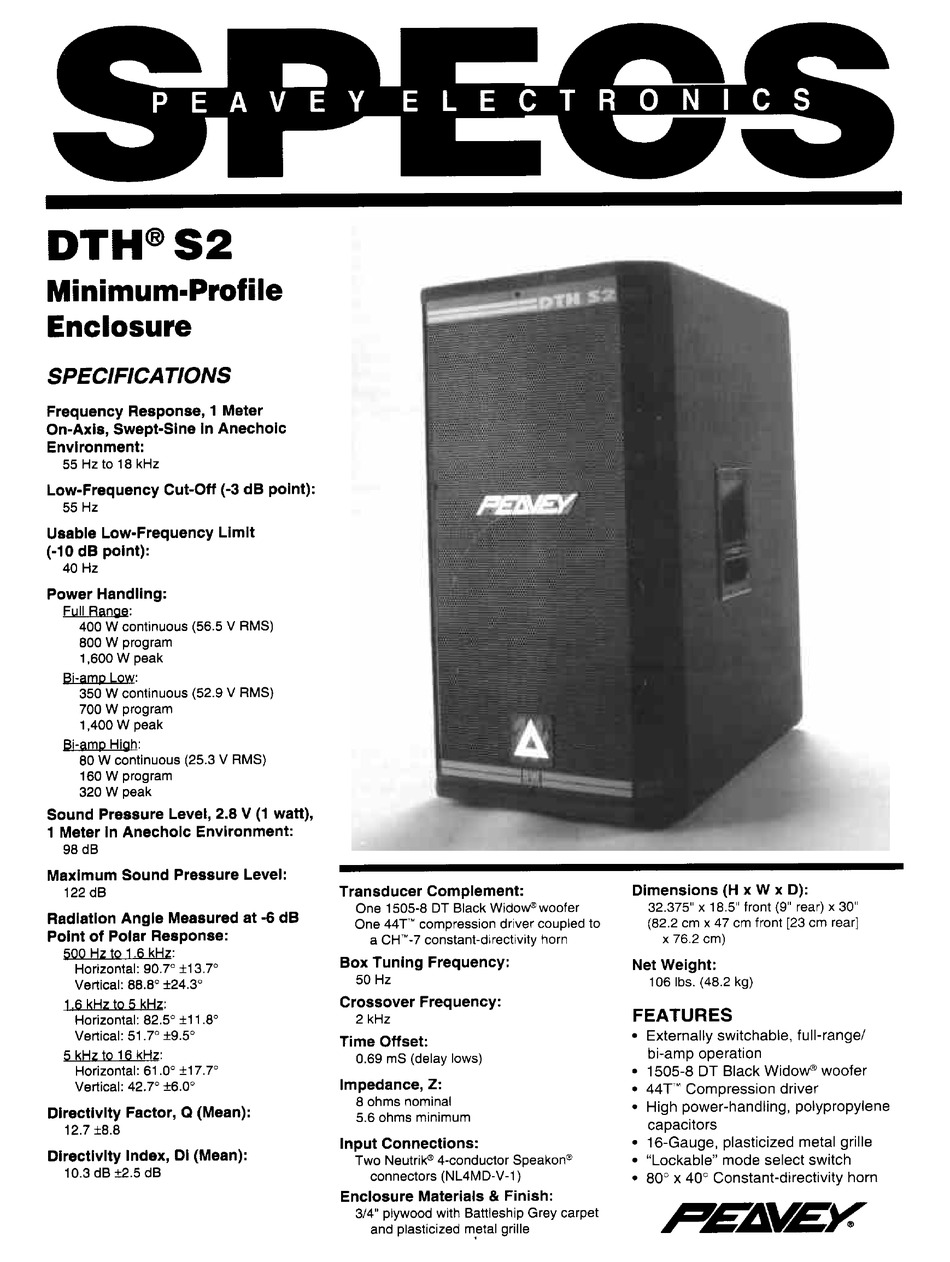 peavey dth