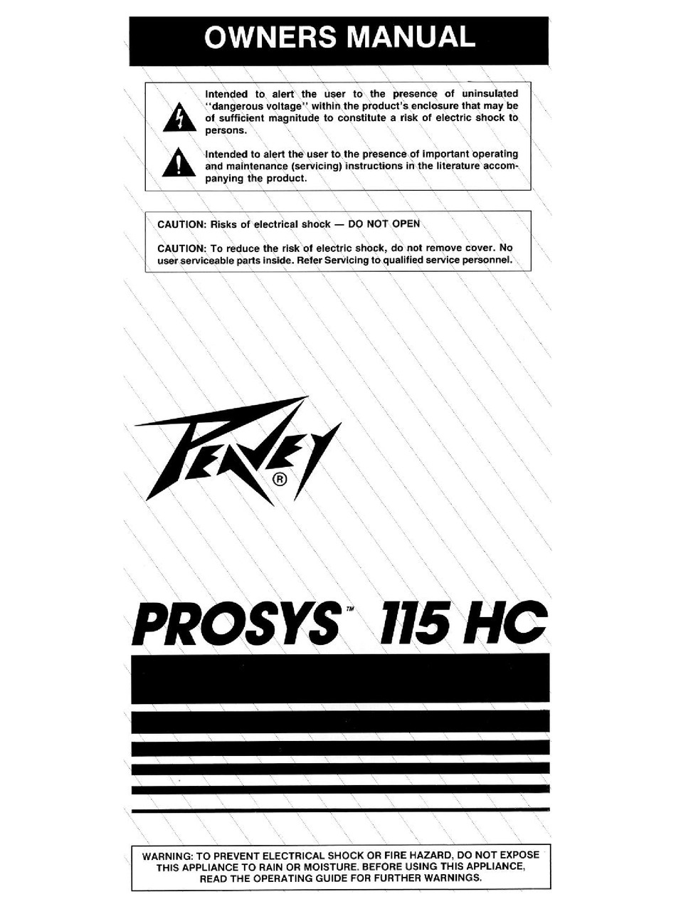 peavey 115 hc