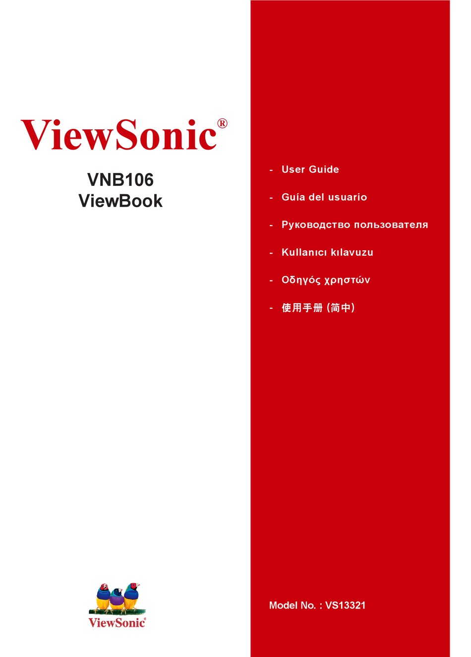 viewsonic vnb106