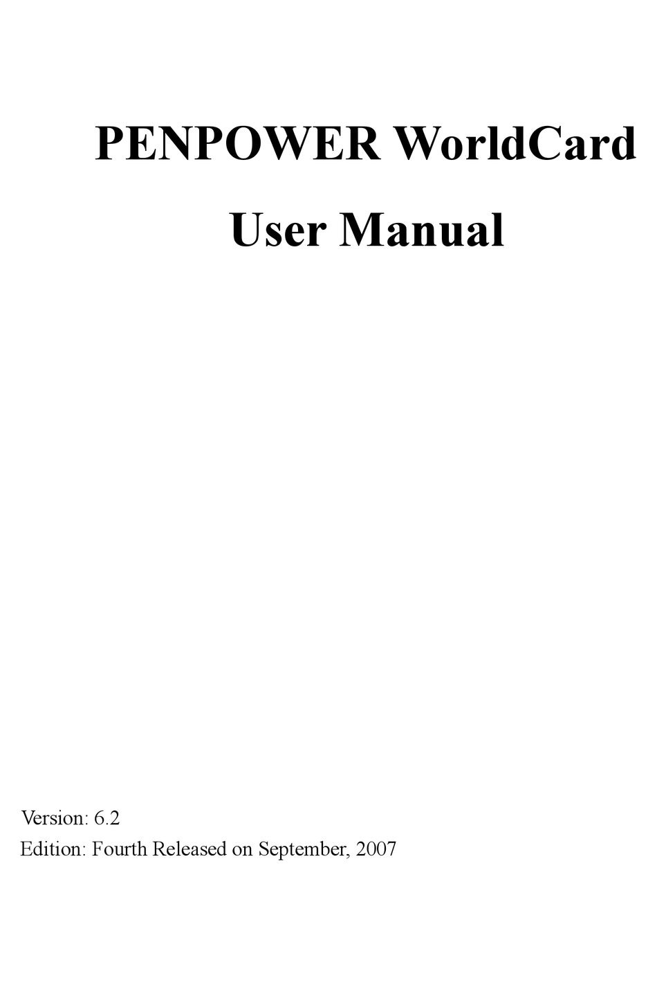 PENPOWER WORLDCARD COLOR USER MANUAL Pdf Download | ManualsLib