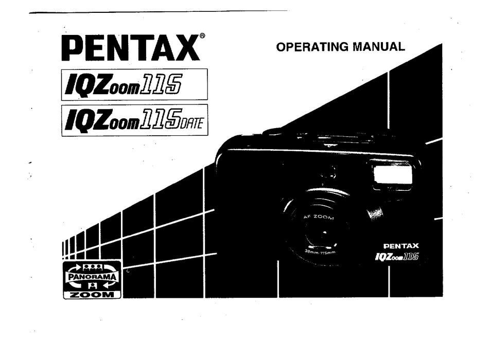 PENTAX IQZOOM 115 USER MANUAL Pdf Download ManualsLib