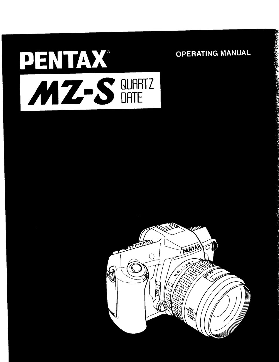 Pentax Mz S Operation Manual Pdf Download Manualslib