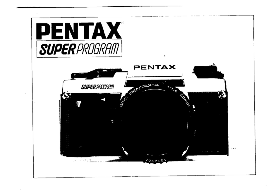 PENTAX SUPER PROGRAM USER MANUAL Pdf Download ManualsLib