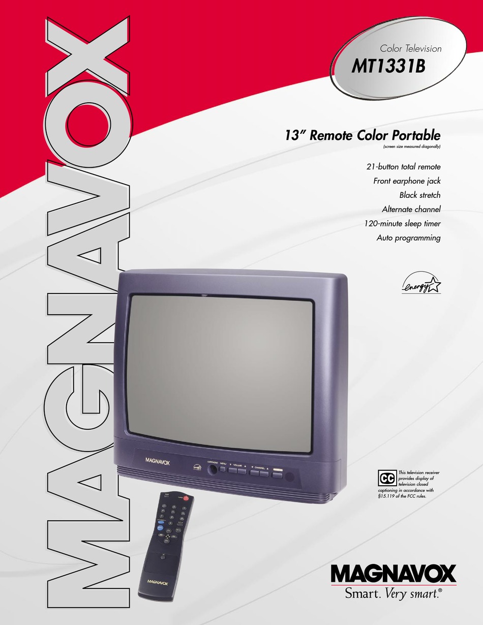 MAGNAVOX MT1331B BROCHURE Pdf Download | ManualsLib