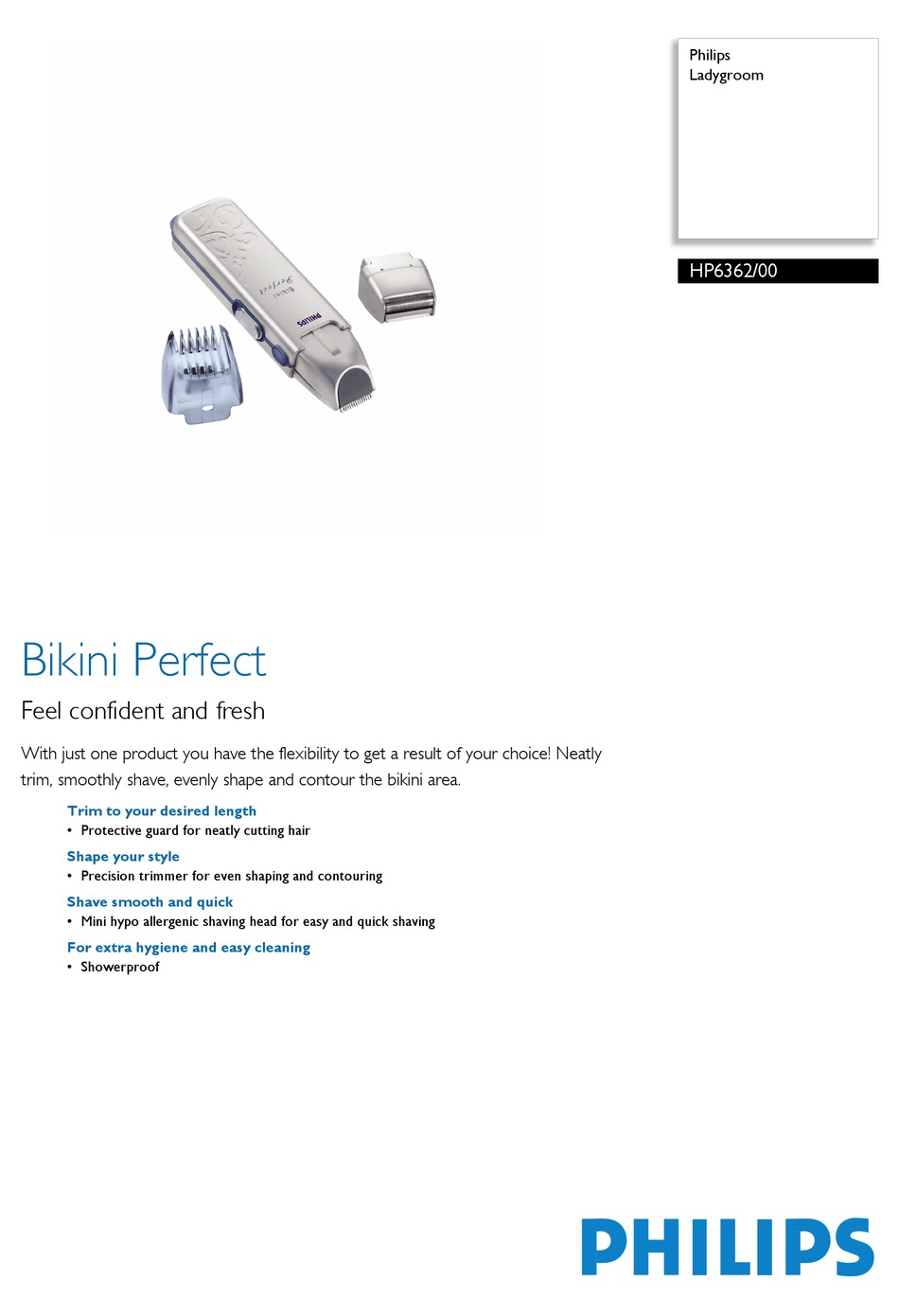 PHILIPS HP6362 SPECIFICATIONS Pdf Download ManualsLib