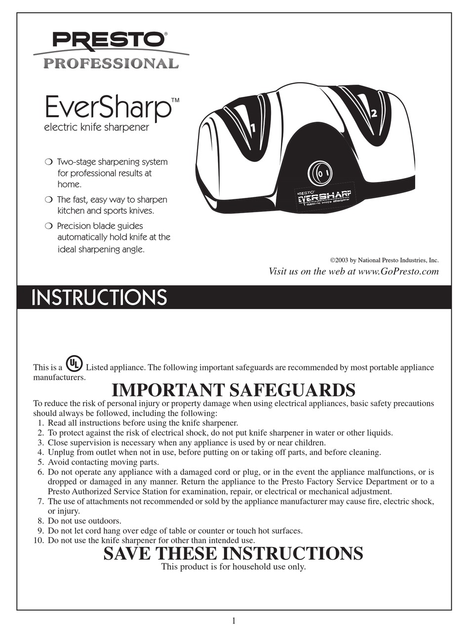 presto-eversharp-8800-instructions-pdf-download-manualslib